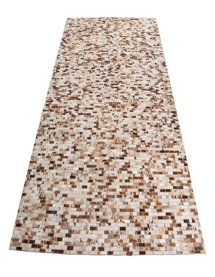 Detail image of  8' 1 x 10' Cowhide Leather Rug