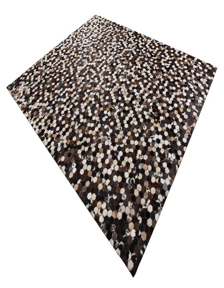 Detail image of  8' x 9' 10 Cowhide Leather Rug