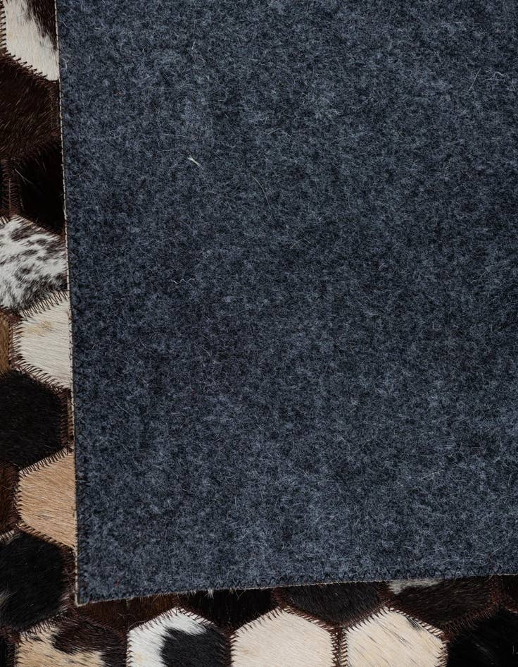 Detail image of  8' x 9' 10 Cowhide Leather Rug