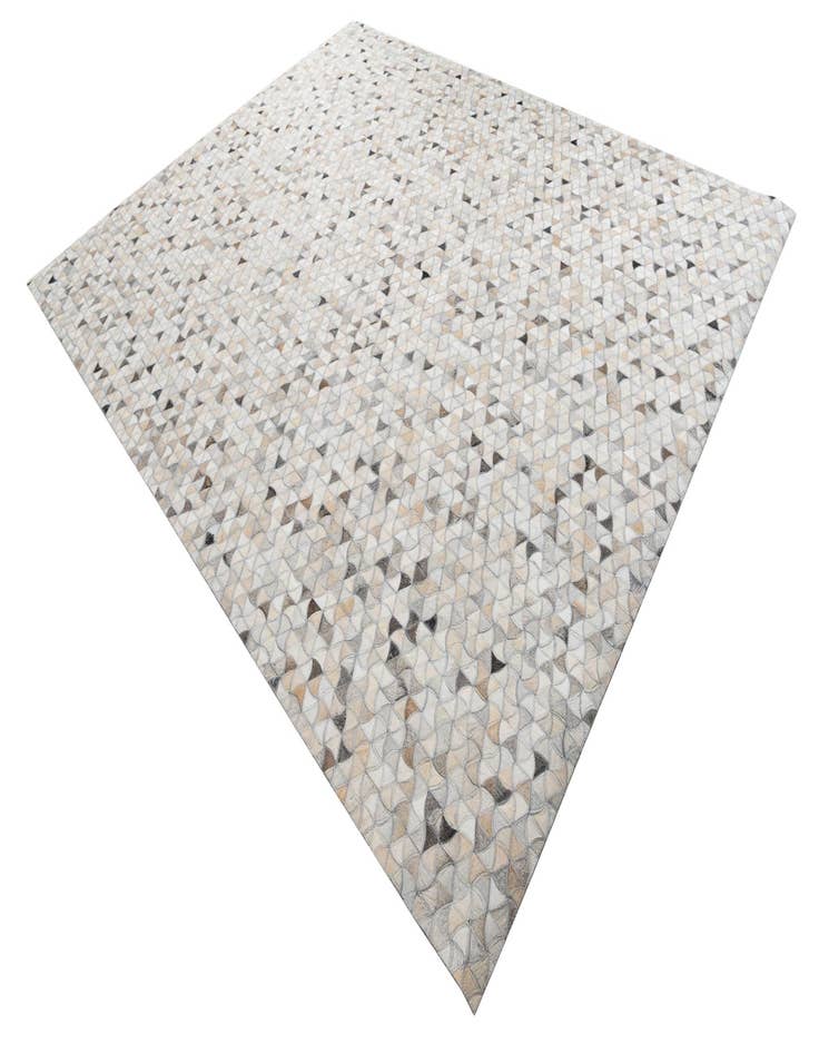 Detail image of  7' 10 x 9' 9 Cowhide Leather Rug