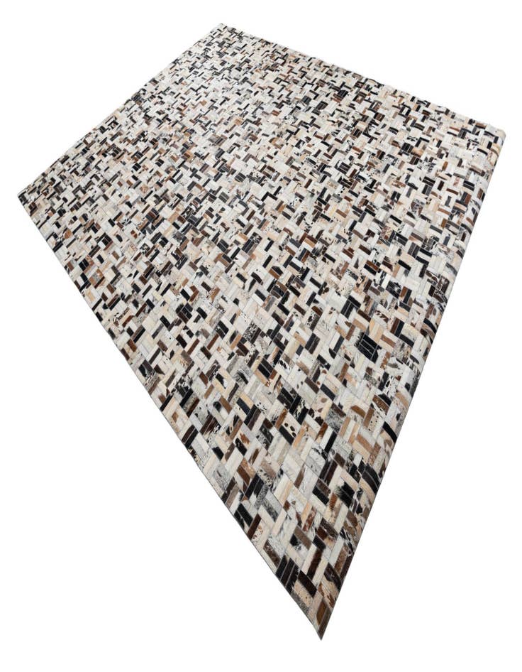 Detail image of  8' x 10' 1 Cowhide Leather Rug