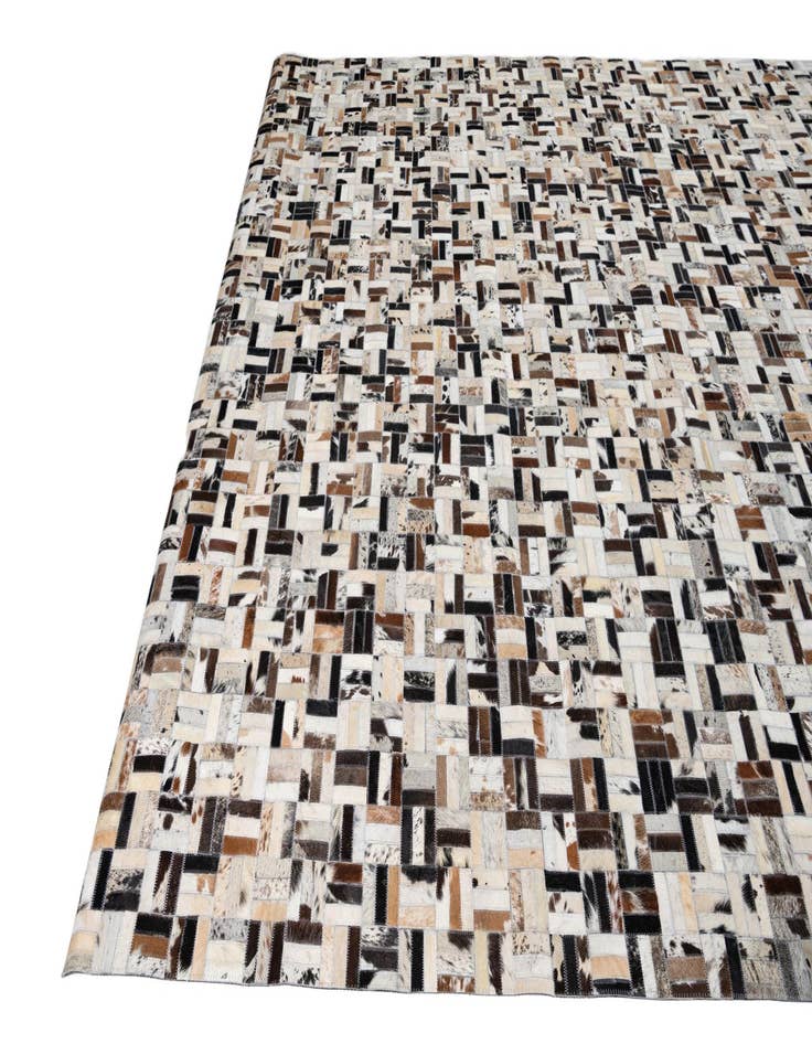 Detail image of  8' x 10' 1 Cowhide Leather Rug