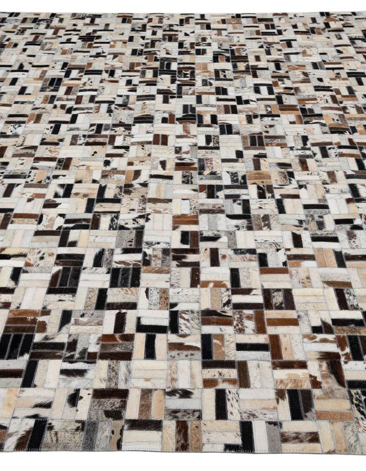 Detail image of  8' x 10' 1 Cowhide Leather Rug