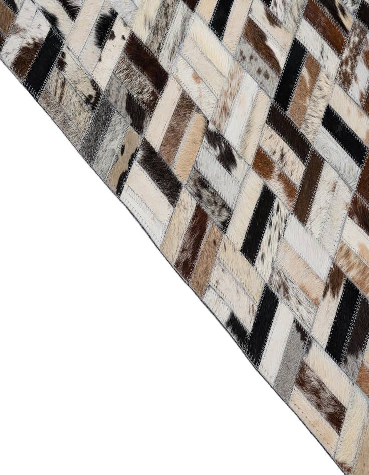 Detail image of  8' x 10' 1 Cowhide Leather Rug