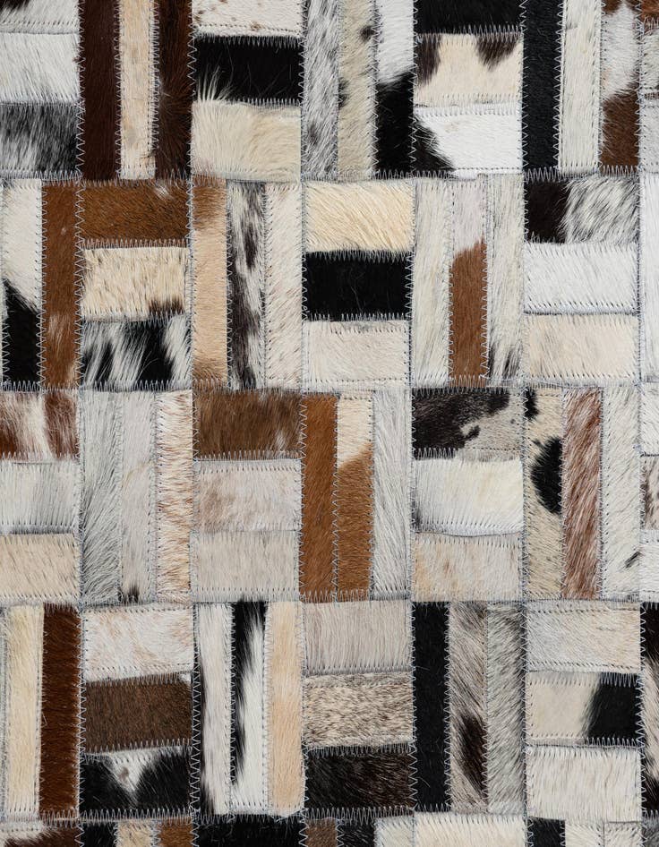 Detail image of  8' x 10' 1 Cowhide Leather Rug