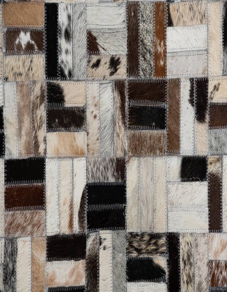 Detail image of  8' x 10' 1 Cowhide Leather Rug