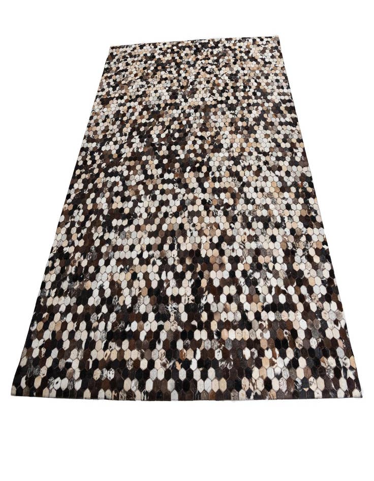 Detail image of  8' x 9' 9 Cowhide Leather Rug