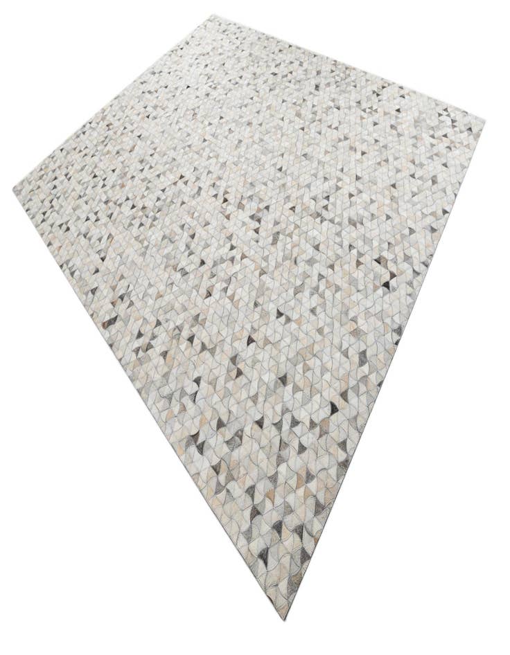 Detail image of  7' 10 x 10' Cowhide Leather Rug