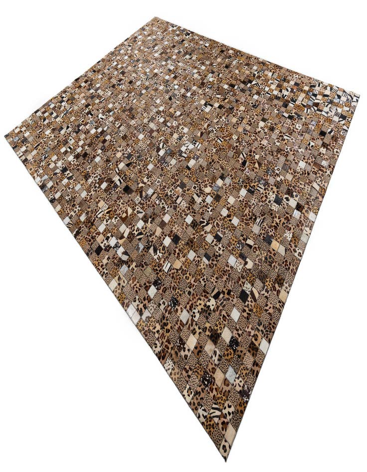 Detail image of  8' x 10' Cowhide Leather Rug