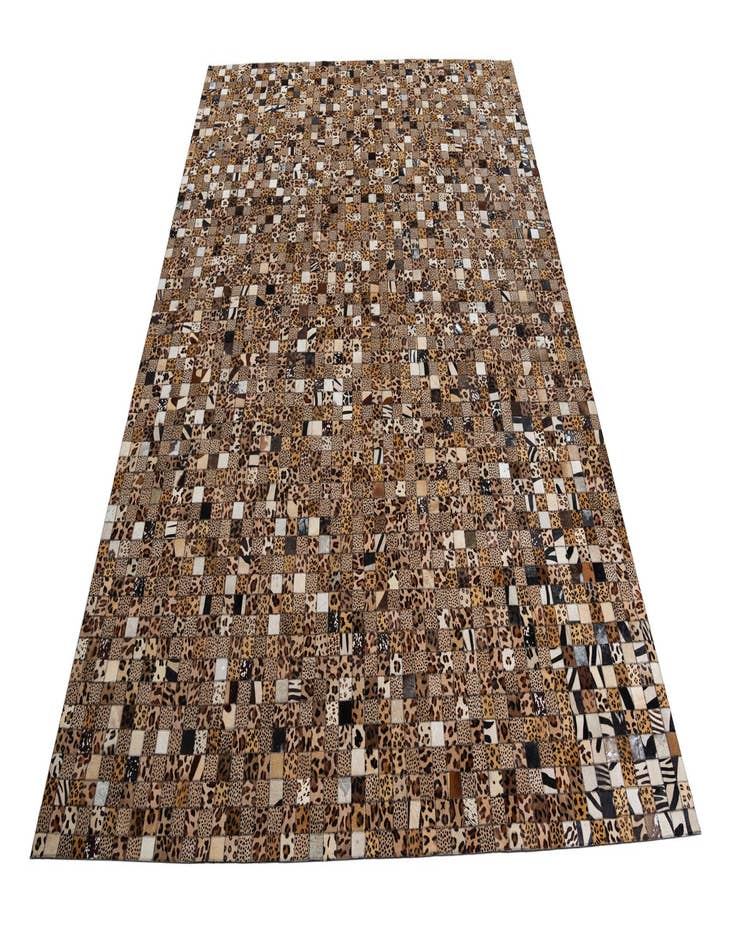 Detail image of  8' x 10' Cowhide Leather Rug