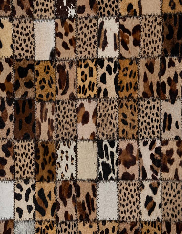 Detail image of  8' x 10' Cowhide Leather Rug