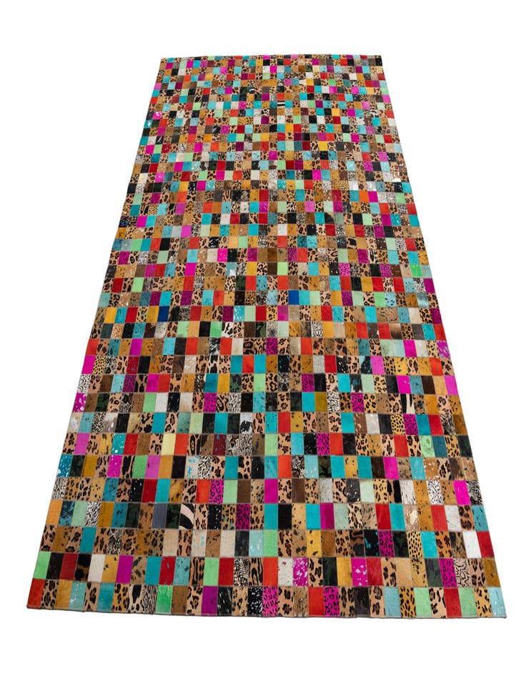 Detail image of  8' x 10' Cowhide Leather Rug