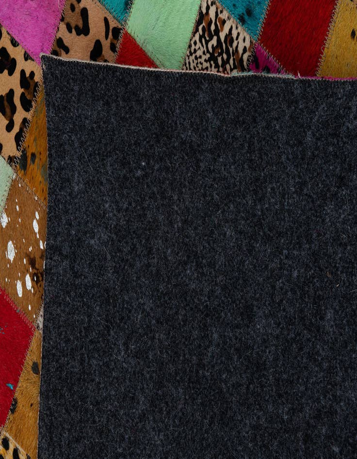 Detail image of  8' x 10' Cowhide Leather Rug