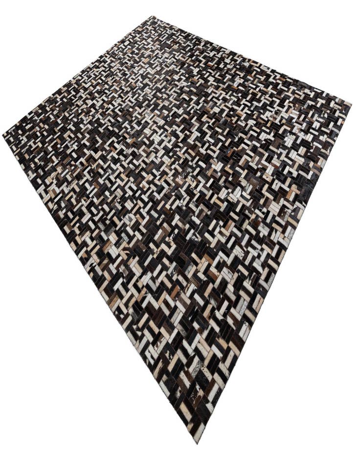 Detail image of  8' x 10' Cowhide Leather Rug