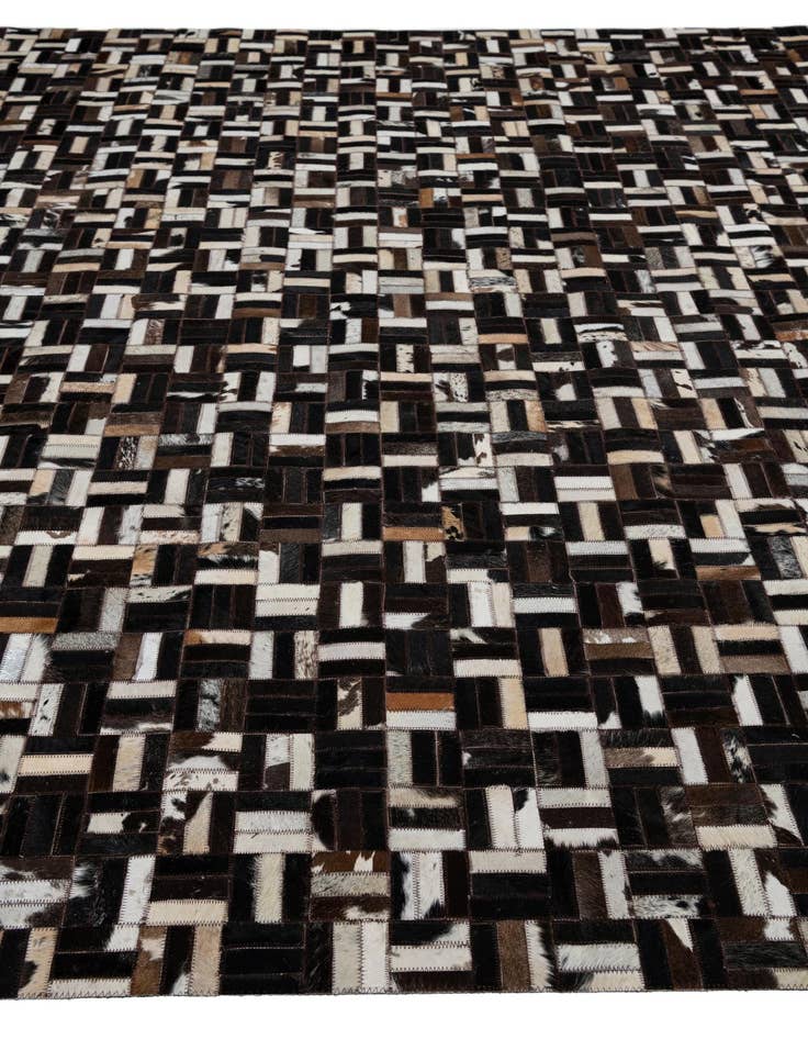 Detail image of  8' x 10' Cowhide Leather Rug