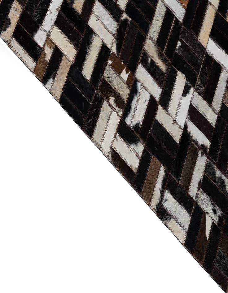 Detail image of  8' x 10' Cowhide Leather Rug