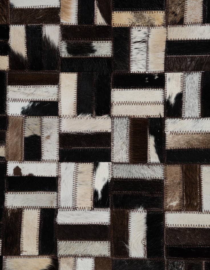 Detail image of  8' x 10' Cowhide Leather Rug