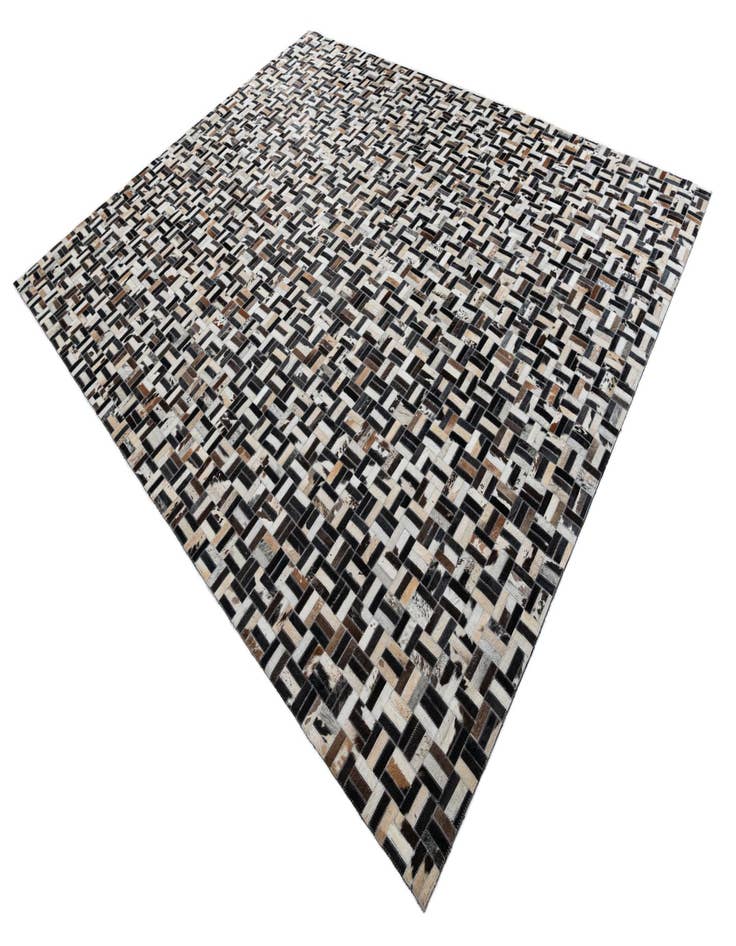 Detail image of  8' x 10' Cowhide Leather Rug