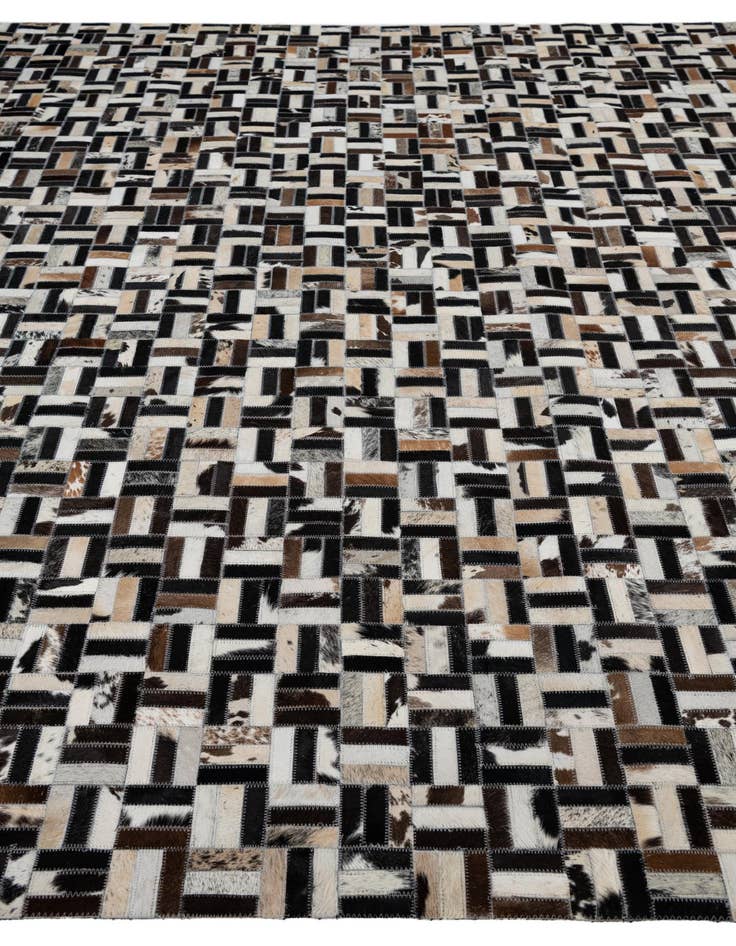 Detail image of  8' x 10' Cowhide Leather Rug