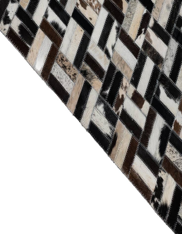 Detail image of  8' x 10' Cowhide Leather Rug