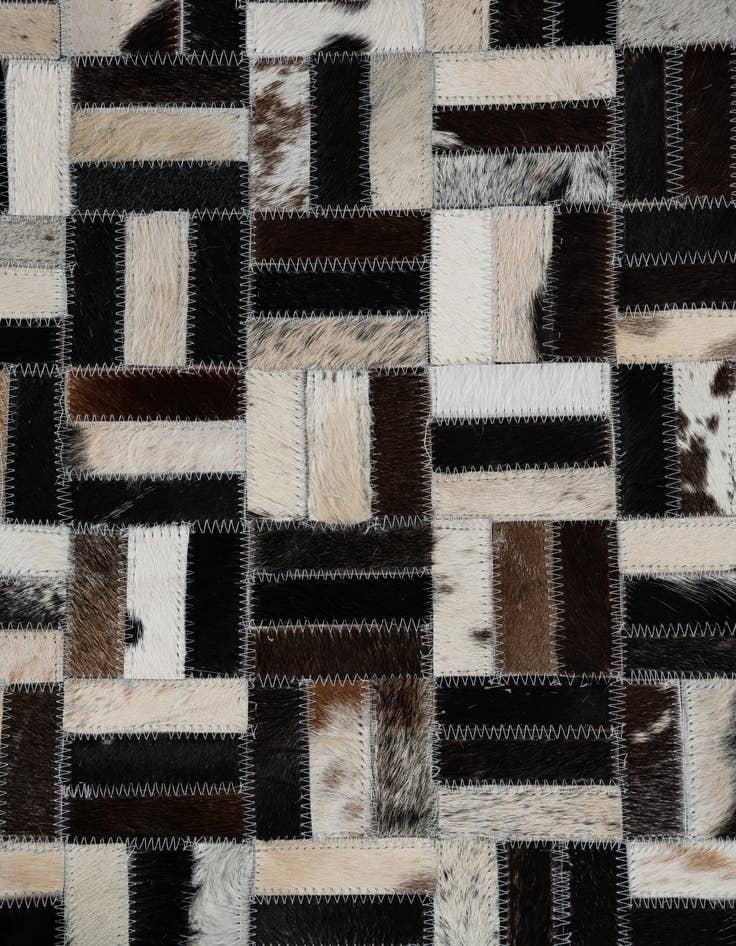 Detail image of  8' x 10' Cowhide Leather Rug