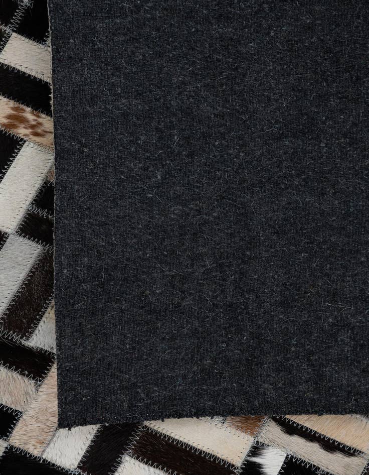 Detail image of  8' x 10' Cowhide Leather Rug