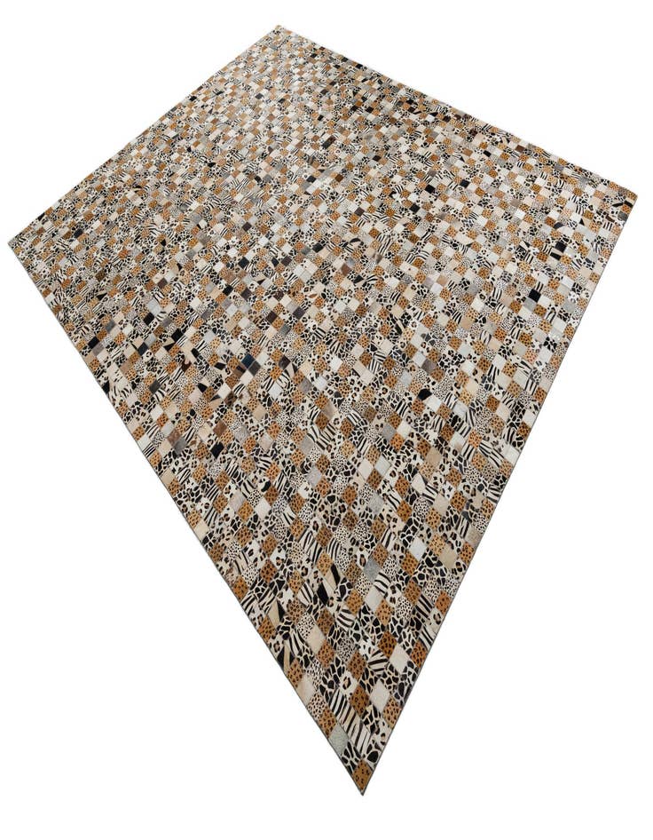 Detail image of  8' x 10' Cowhide Leather Rug