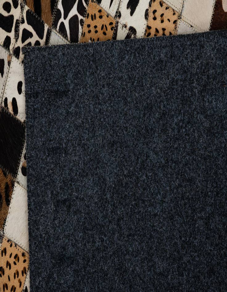 Detail image of  8' x 10' Cowhide Leather Rug