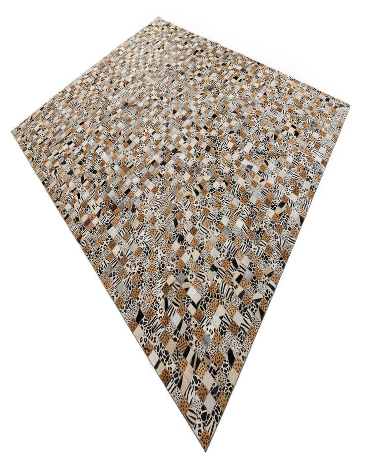 Detail image of  8' x 10' Cowhide Leather Rug