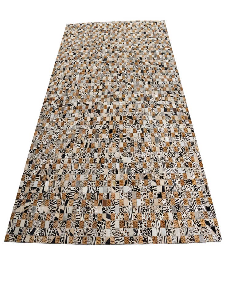 Detail image of  8' x 10' Cowhide Leather Rug