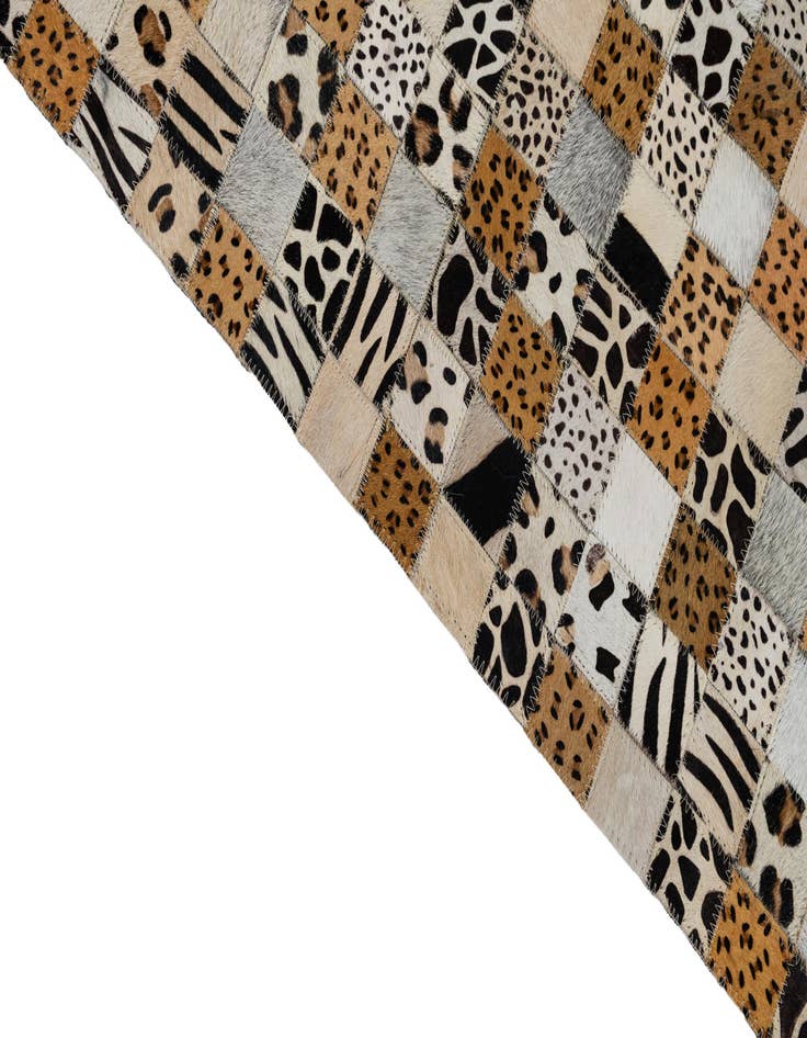 Detail image of  8' x 10' Cowhide Leather Rug