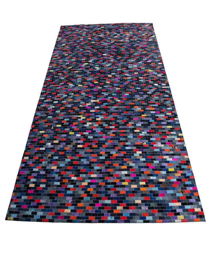 Detail image of  8' x 10' Cowhide Leather Rug