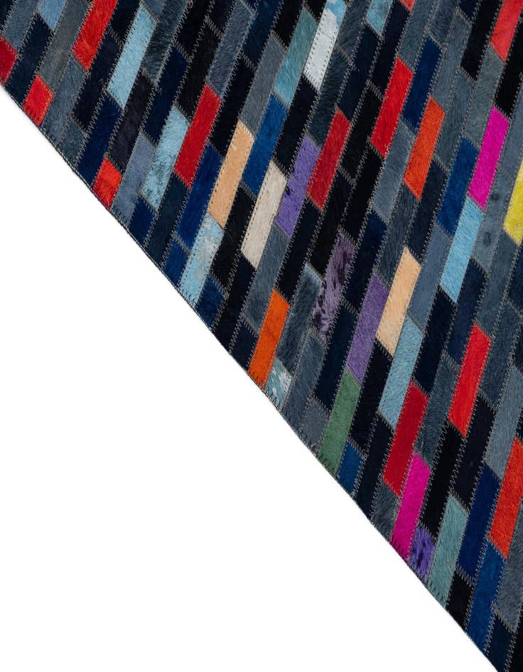 Detail image of  8' x 10' Cowhide Leather Rug