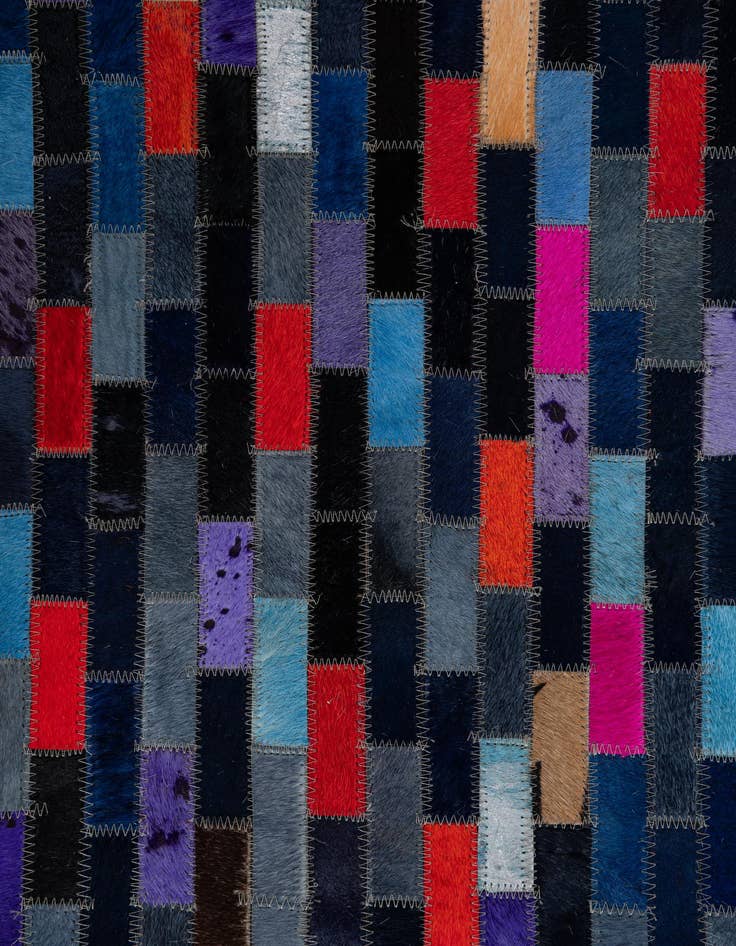 Detail image of  8' x 10' Cowhide Leather Rug