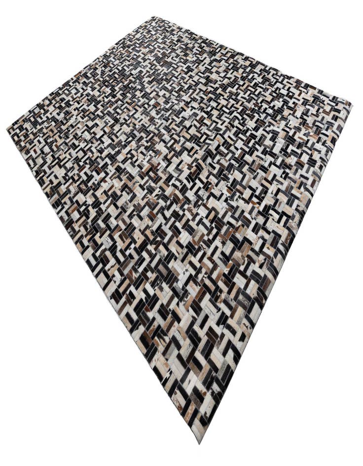 Detail image of  8' x 10' Cowhide Leather Rug