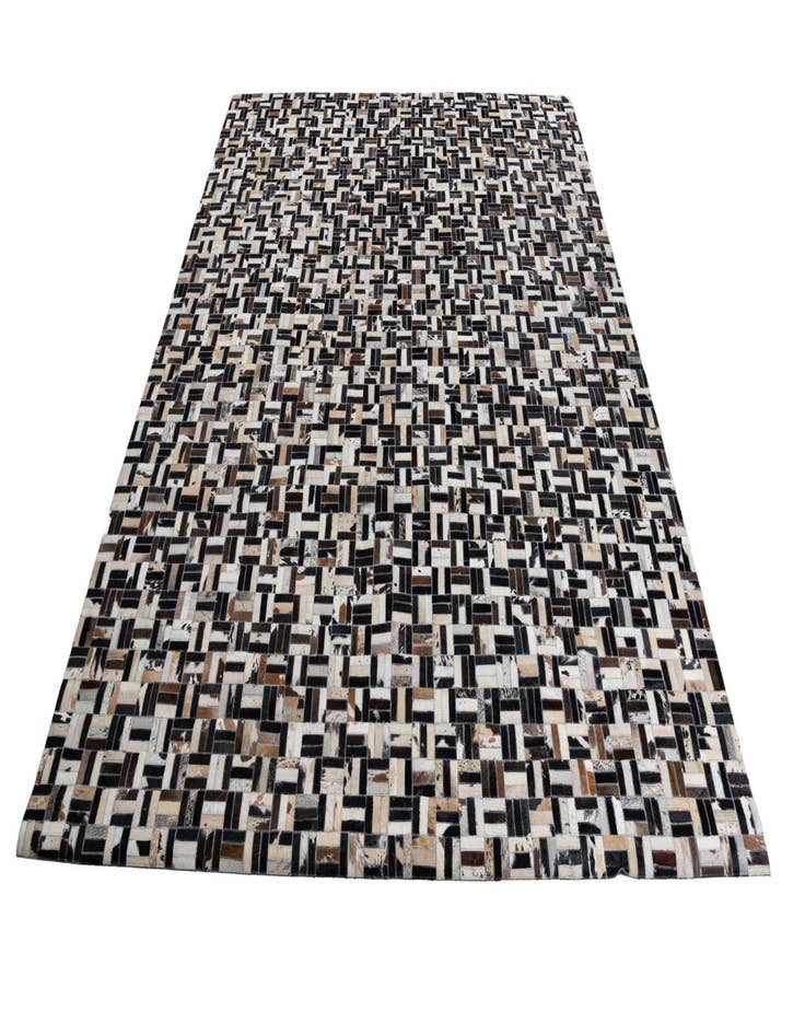 Detail image of  8' x 10' Cowhide Leather Rug