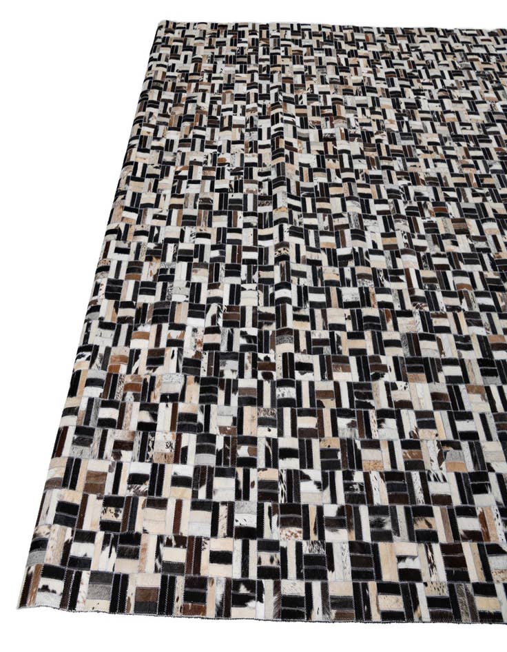 Detail image of  8' x 10' Cowhide Leather Rug
