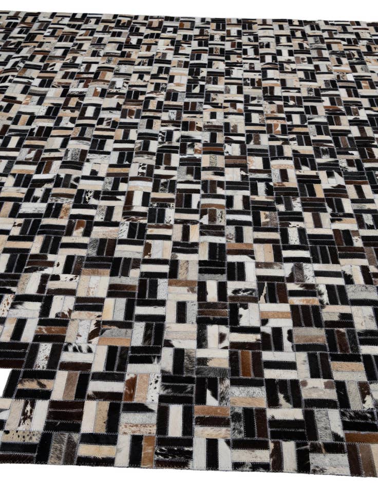 Detail image of  8' x 10' Cowhide Leather Rug