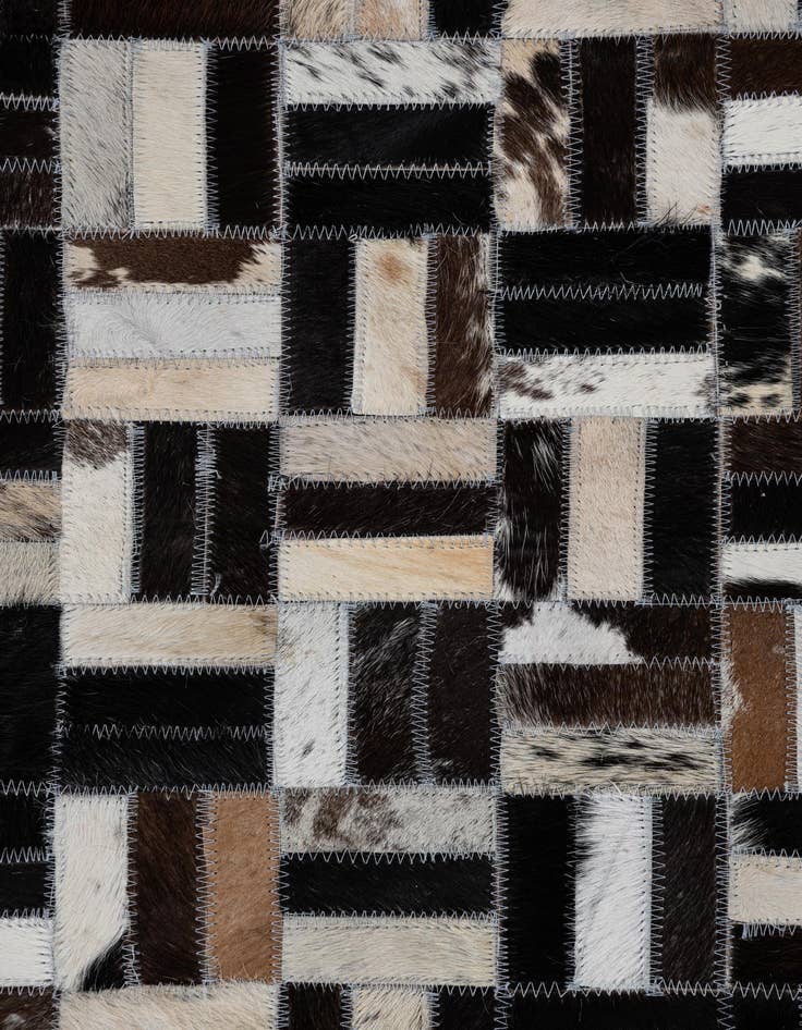 Detail image of  8' x 10' Cowhide Leather Rug