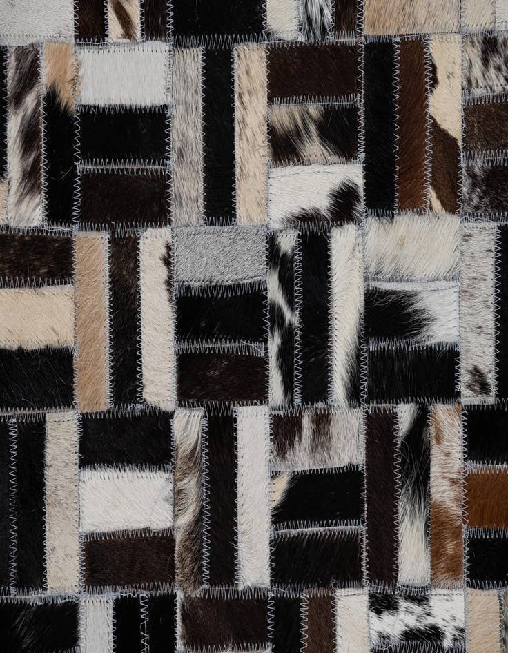 Detail image of  8' x 10' Cowhide Leather Rug