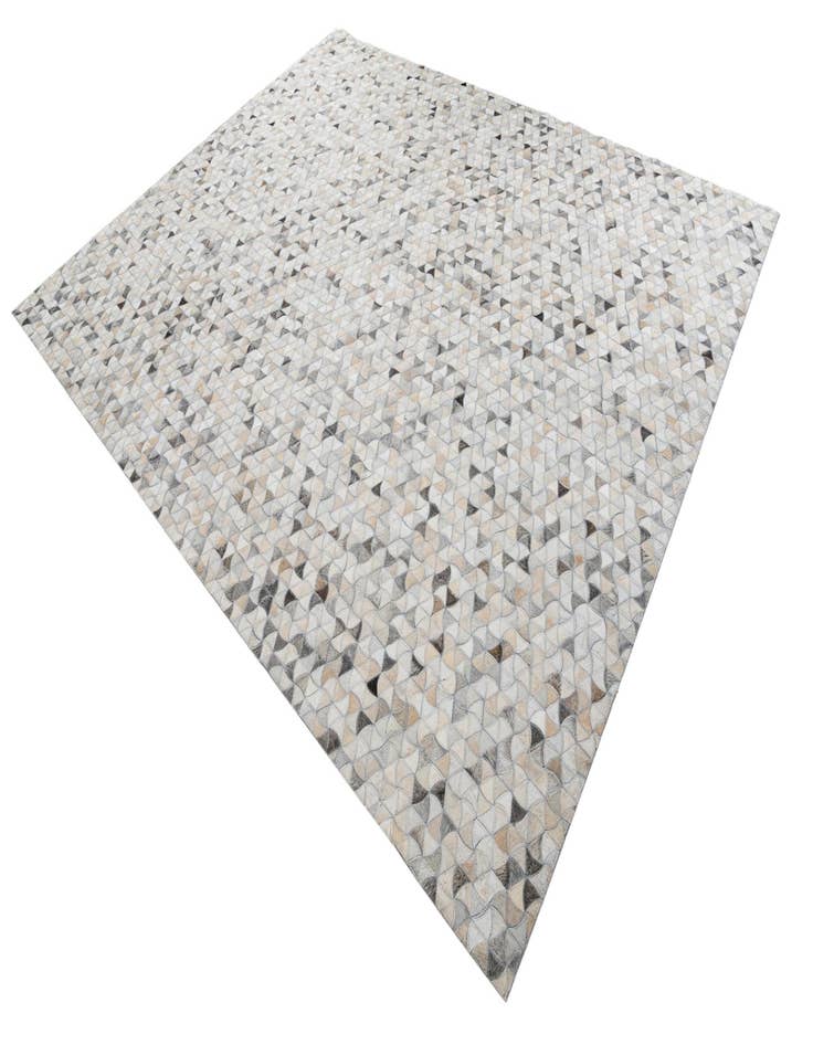 Detail image of  7' 10 x 9' 10 Cowhide Leather Rug