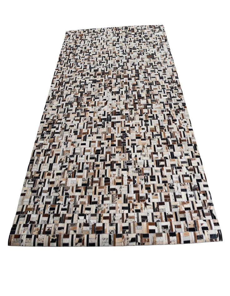 Detail image of  8' 2 x 10' Cowhide Leather Rug