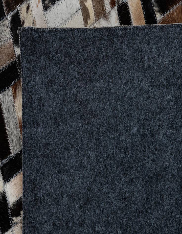 Detail image of  8' 2 x 10' Cowhide Leather Rug