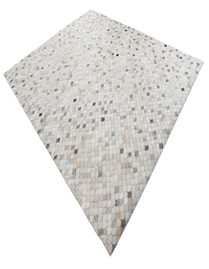 Detail image of  8' 2 x 10' Cowhide Leather Rug