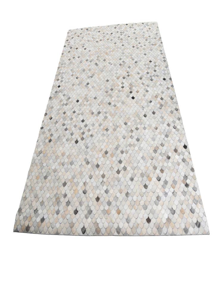 Detail image of  8' 2 x 10' Cowhide Leather Rug