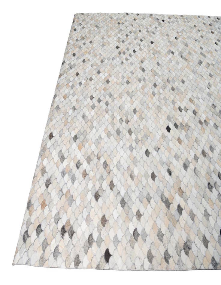 Detail image of  8' 2 x 10' Cowhide Leather Rug