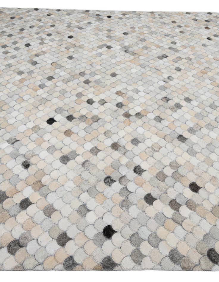 Detail image of  8' 2 x 10' Cowhide Leather Rug