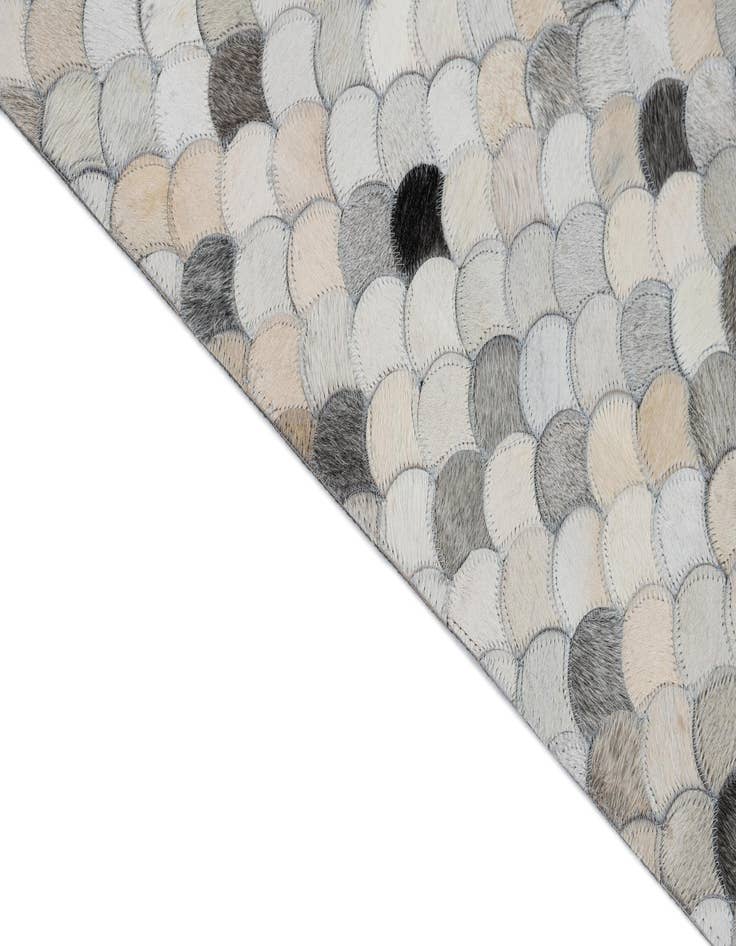 Detail image of  8' 2 x 10' Cowhide Leather Rug