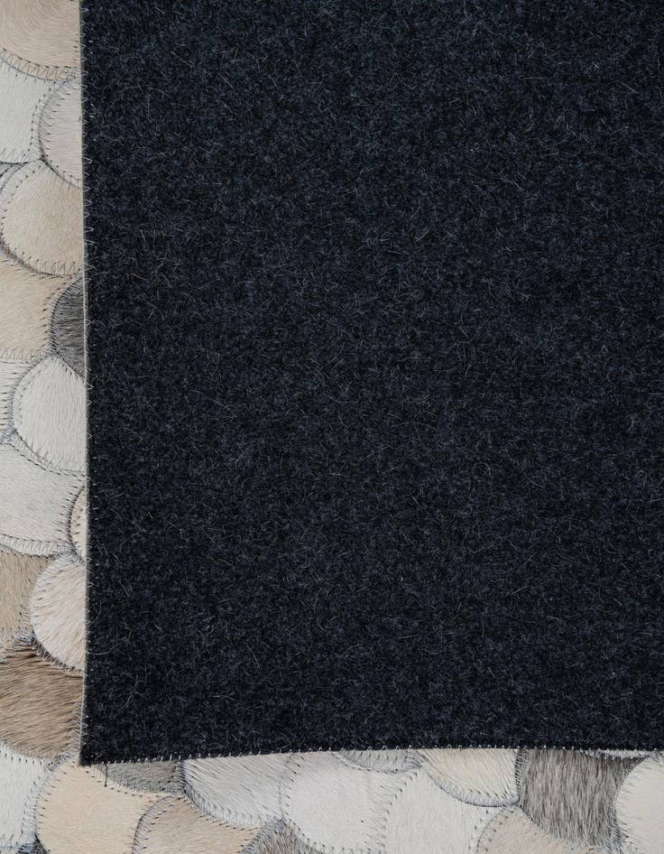 Detail image of  8' 2 x 10' Cowhide Leather Rug