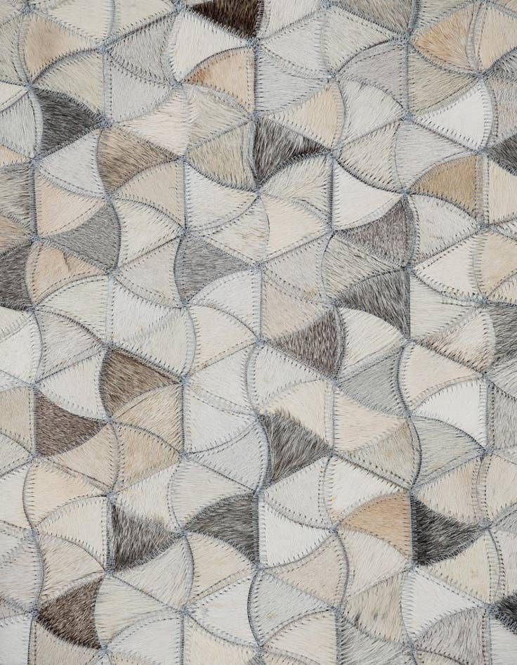 Detail image of  8' x 10' Cowhide Leather Rug